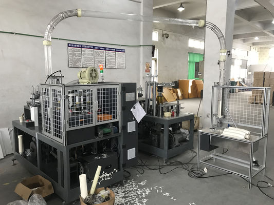 Machine à fabriquer des tasses en papier 65-85 pièces/min Machine automatique à vitesse moyenne pour fabriquer des tasses de thé en papier