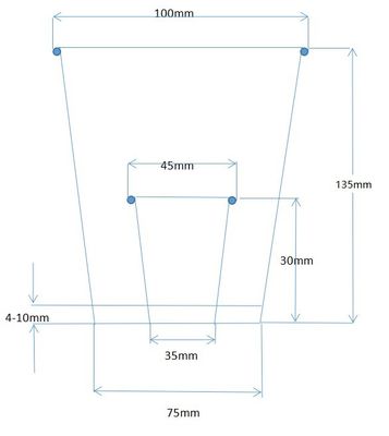 Machine de fabrication automatique à vitesse moyenne de tasses en papier jetables de taille externe 2130 mm*1350 mm*1900 mm et tension 220 V/380 V