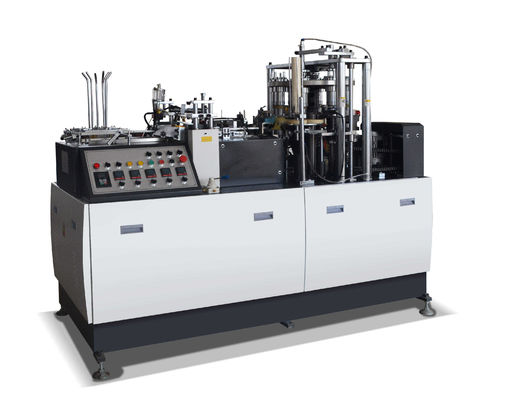 Machine de production de tasses de café en papier entièrement automatique Machine pour fabriquer des tasses en papier jetables à une vitesse de 65 à 85 pièces/min 1700 kg