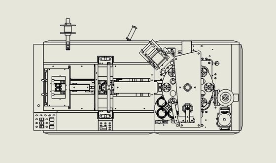 Machine à fabriquer des tasses en papier entièrement automatique pour les fabricants Taille externe 2130mm*1350mm*1900mm Note Service personnalisé