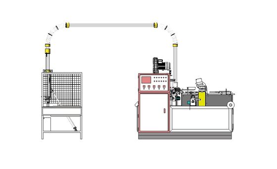 220V/380V 50HZ ou personnalisé Haute Vitesse 65-85pcs/Min Machine de fabrication de tasses en papier 4kw Machine pour former des tasses en papier jetables