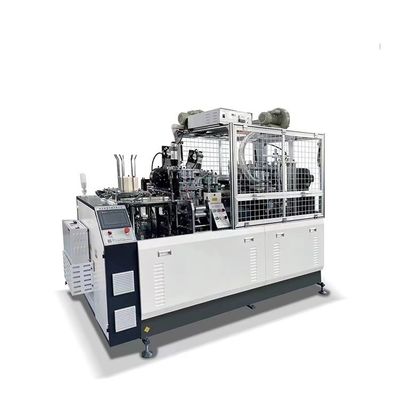 Machine automatique de fabrication de tasses de café en papier à haute vitesse de 90-100 pièces/min et à barres de cuivre