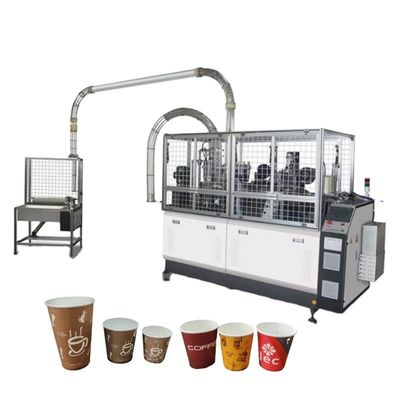 Machine automatique de formage de tasses de papier avec poignée 100 pièces / min Voltage entièrement automatique 380V / personnalisé