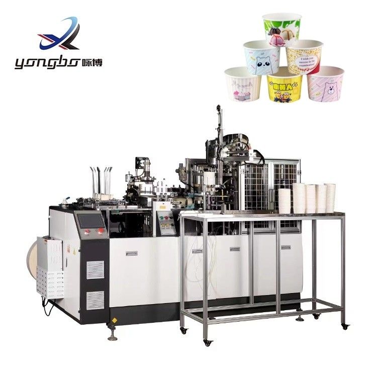 65-70pcs/Min Machine de formage de bols de papier à grande vitesse de crème glacée pour faire des bols de nourriture jetables facile à utiliser