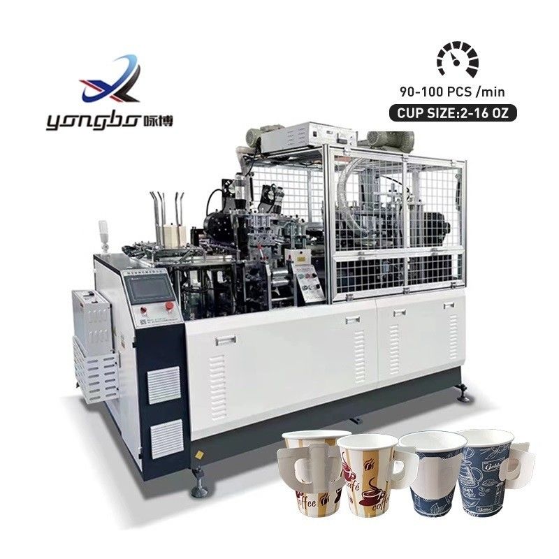 90-100pcs/min personnalisé machine à café à papier jetable à grande vitesse 9kw machine à former une tasse de papier